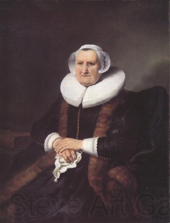 Ferdinand bol Portrait of Elisabeth Facobsdr.Bas (mk33) Norge oil painting art